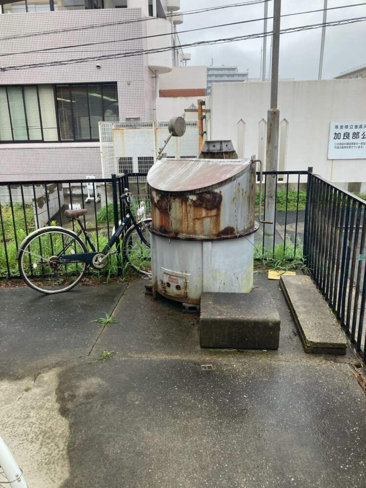 煙突解体