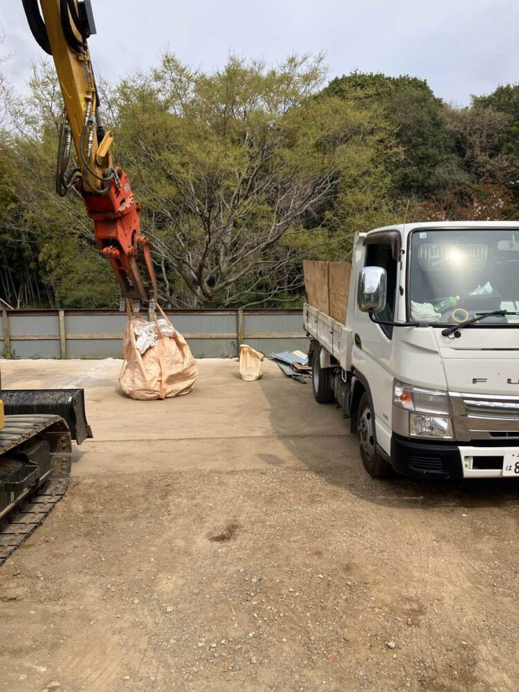 車庫兼住居解体工事