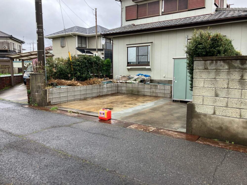 車庫解体